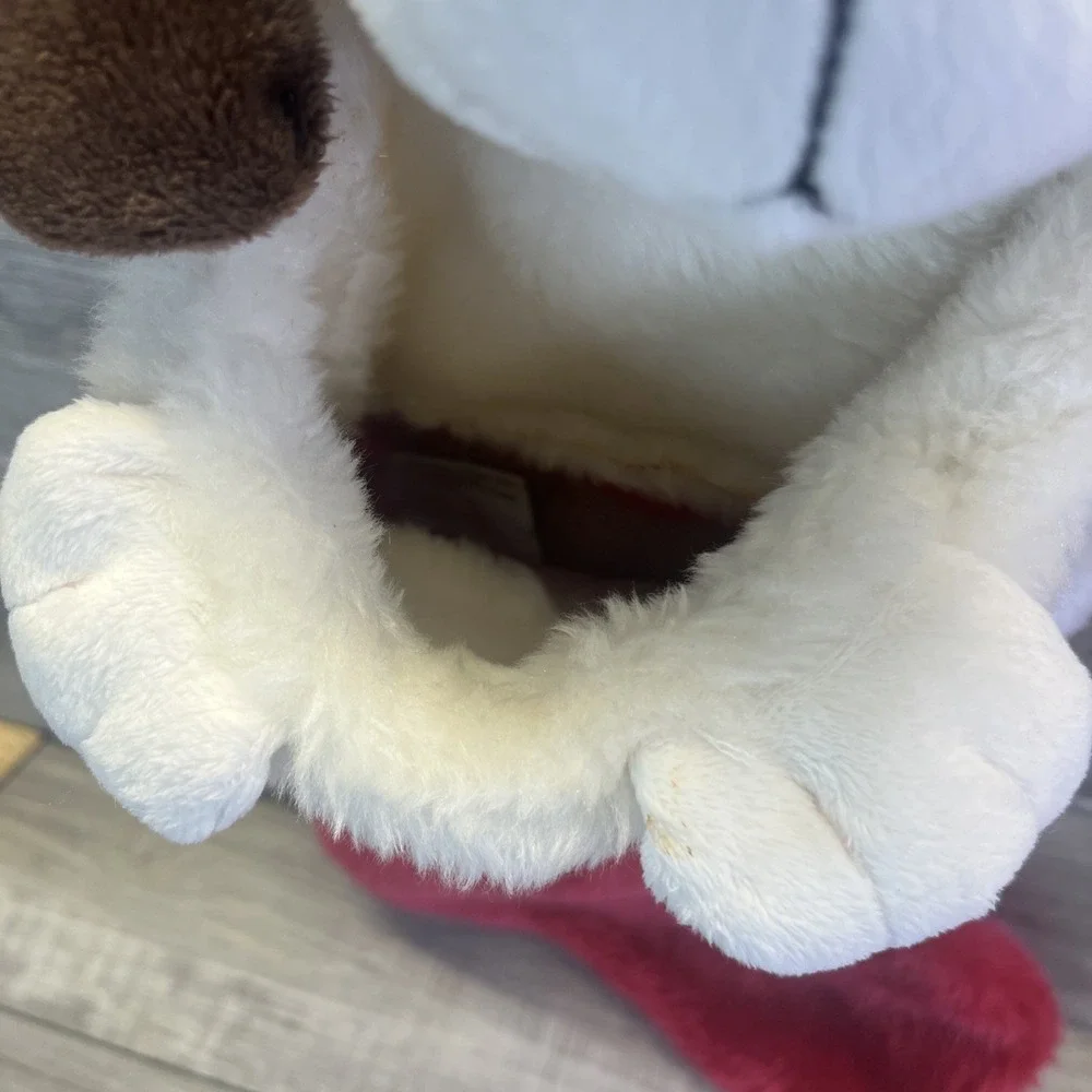 Christmas Stocking Puppy Dog Plush 3D Beagle Basset Hound Vintage